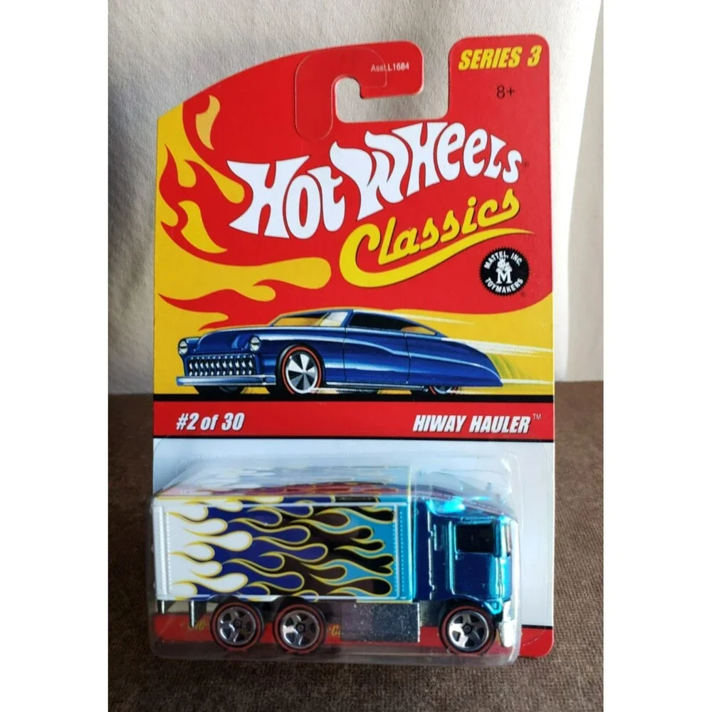 2007 Hot Wheels HIWAY HAULER Spectraflame AQUA BLUE CLASSICS SERIES 3 1:64 RL5SP